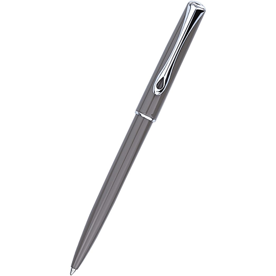 Diplomat Traveller EasyFLOW Ballpoint Pen - Taupe Grey - Pen Boutique Ltd