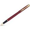 Diplomat Traveller Fountain Pen - Dark Red - Gold - Pen Boutique Ltd