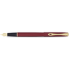 Diplomat Traveller Fountain Pen - Dark Red - Gold - Pen Boutique Ltd