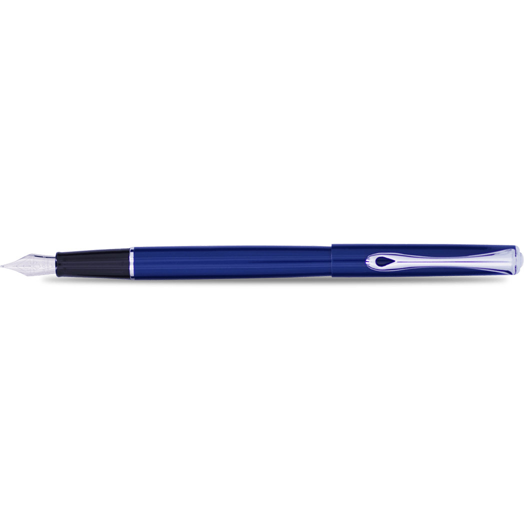 Diplomat Traveller Fountain Pen - Navy Blue - Pen Boutique Ltd