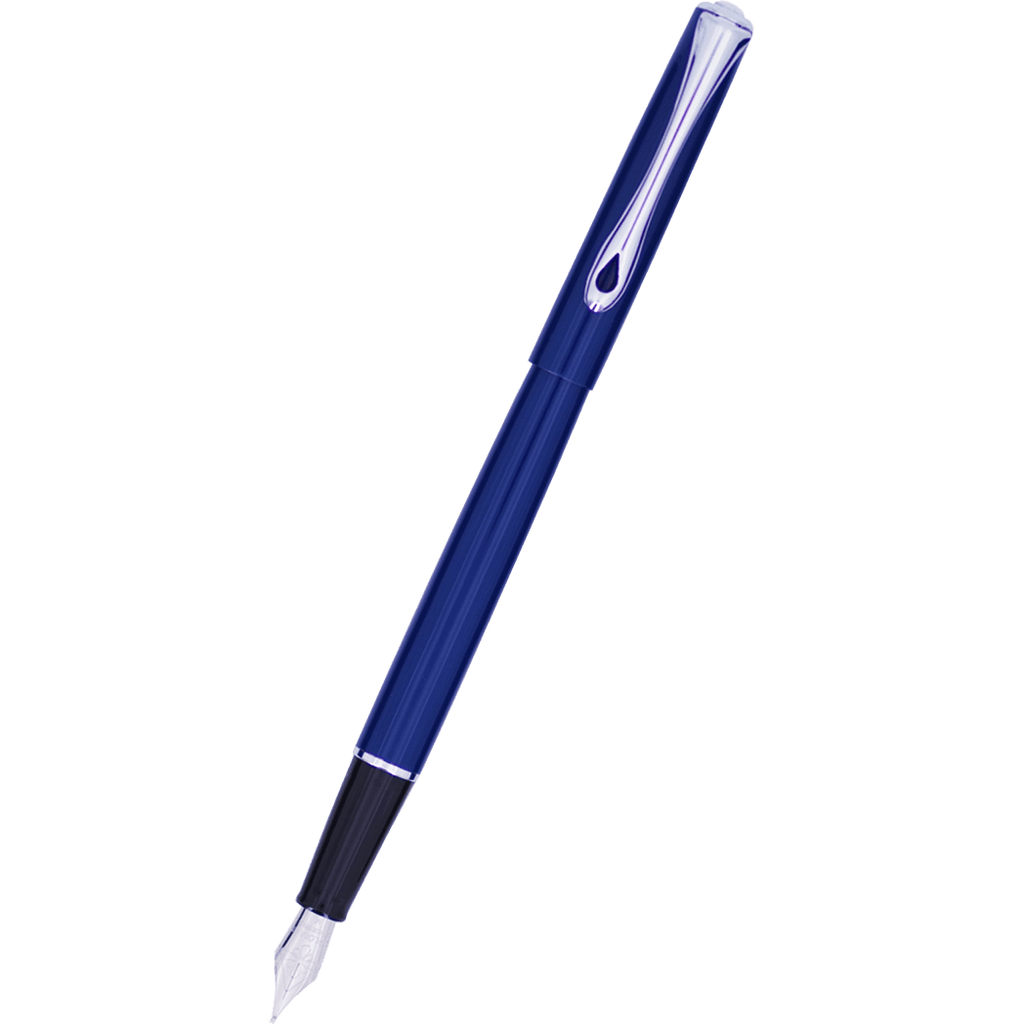 Diplomat Traveller Fountain Pen - Navy Blue - Pen Boutique Ltd