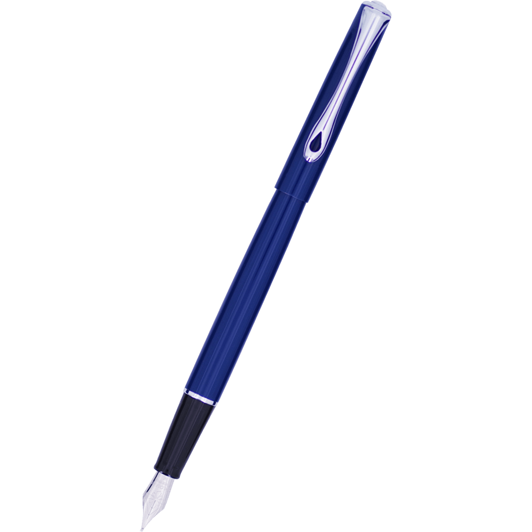 Diplomat Traveller Fountain Pen - Navy Blue - Pen Boutique Ltd