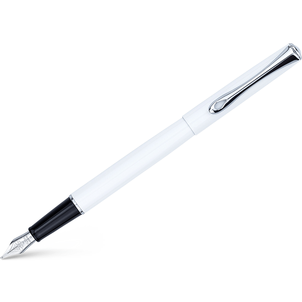 Diplomat Traveller Fountain Pen - Snowwhite - Pen Boutique Ltd