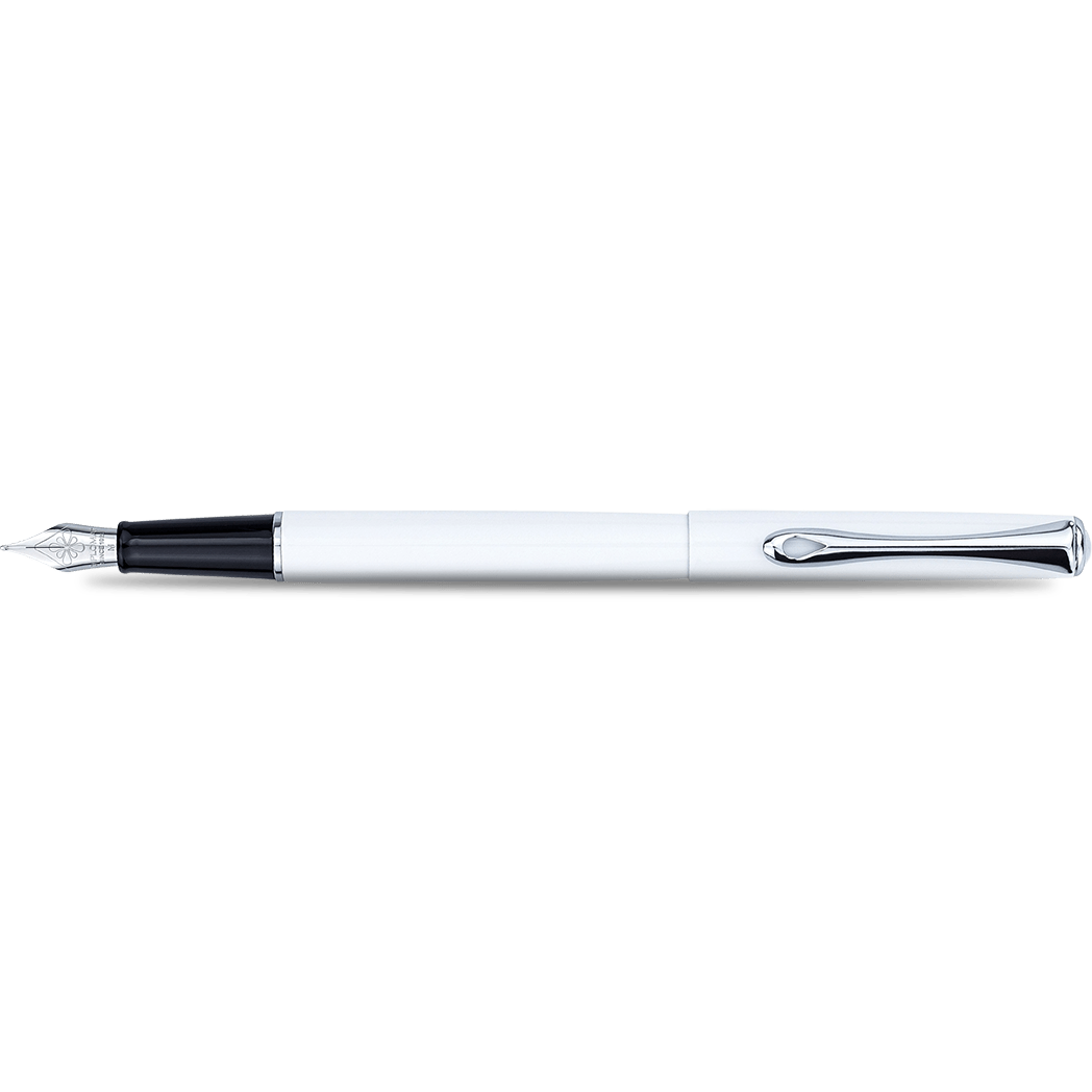 Diplomat Traveller Fountain Pen - Snowwhite - Pen Boutique Ltd