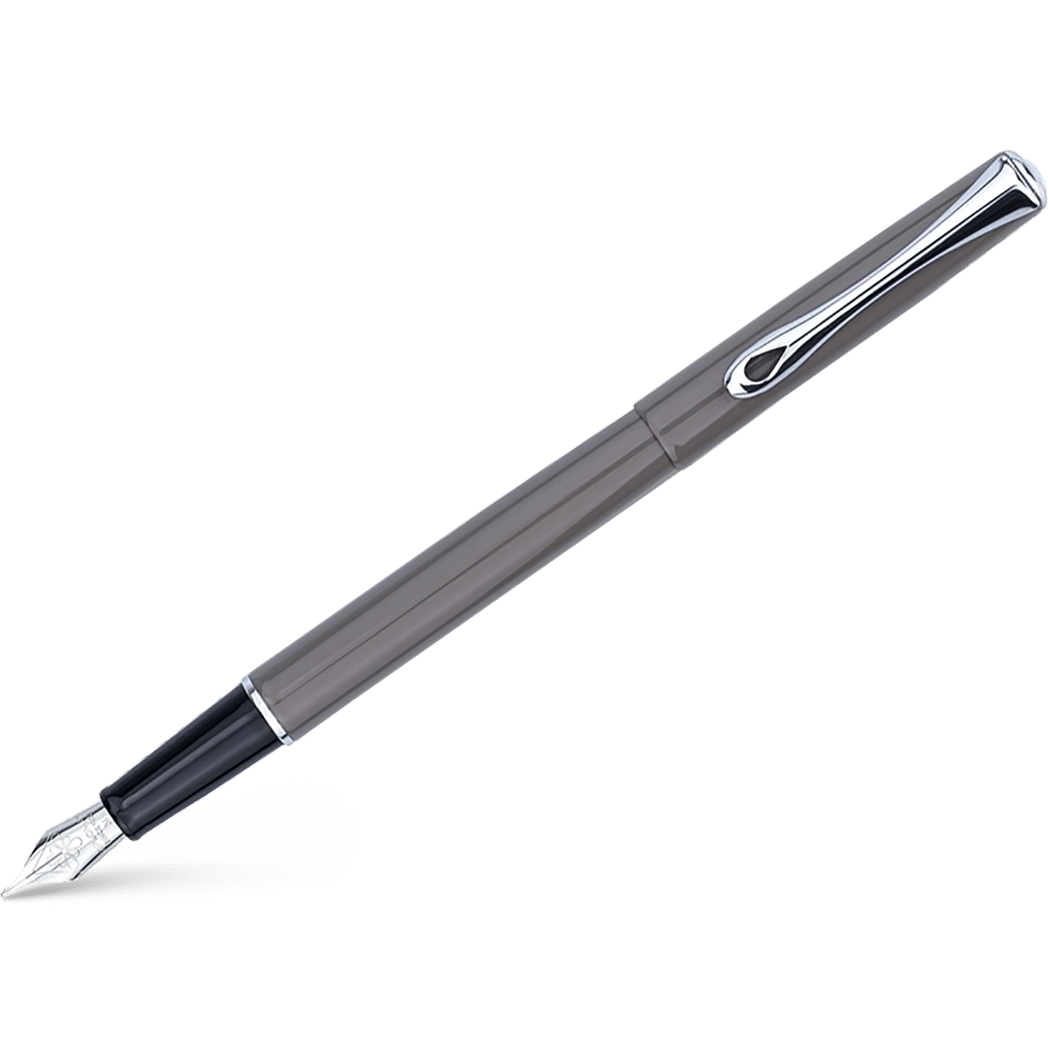 Diplomat Traveller Fountain Pen - Taupe Grey - Pen Boutique Ltd
