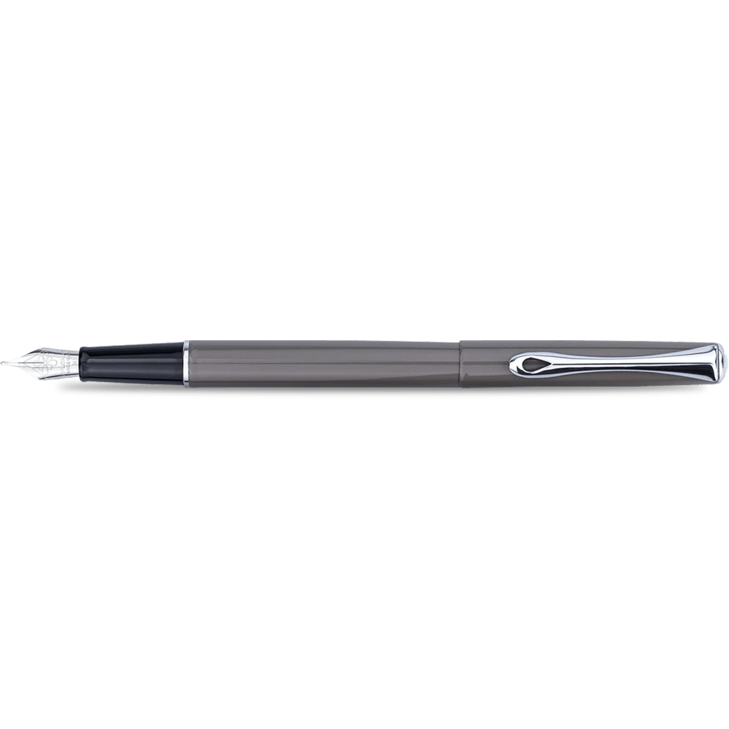 Diplomat Traveller Fountain Pen - Taupe Grey - Pen Boutique Ltd