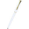 Diplomat Traveller Mechanical Pencil - Snowwhite - Gold Trim - Pen Boutique Ltd