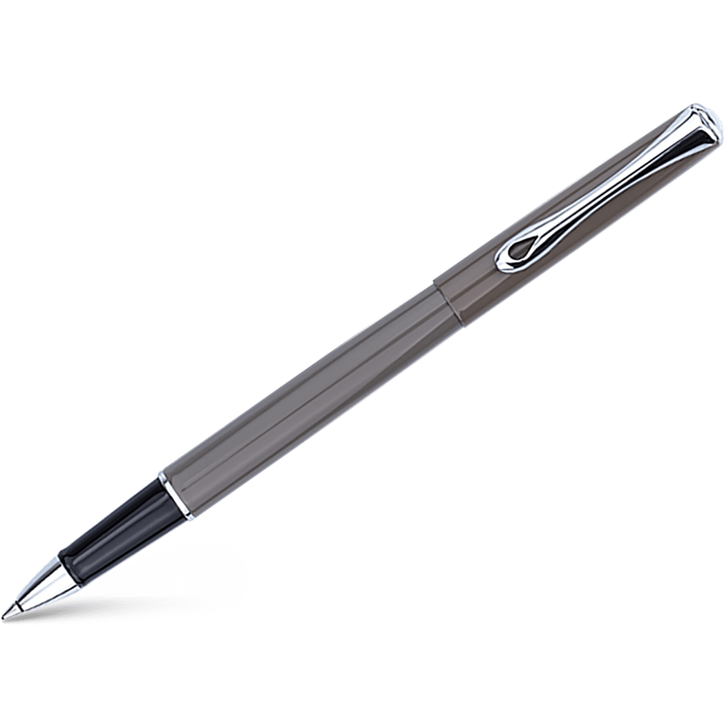 Diplomat Traveller Rollerball Pen - Taupe Grey - Pen Boutique Ltd
