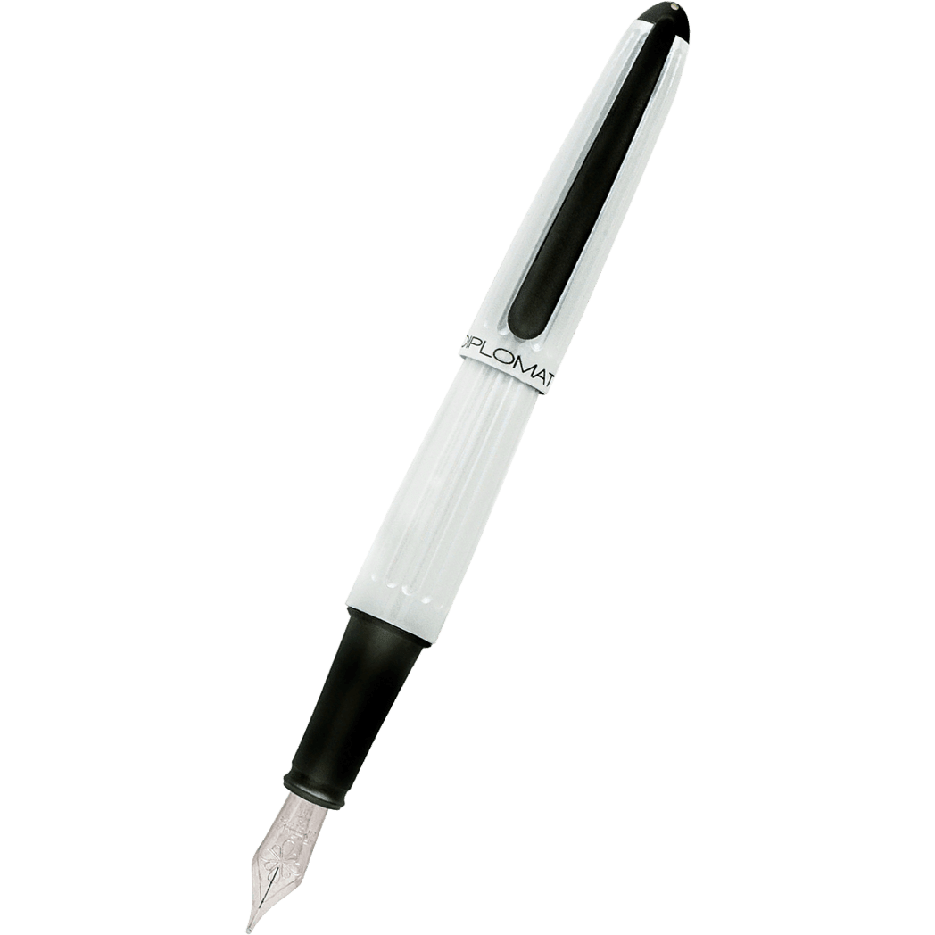 Diplomat Aero Fountain Pen - Lacquer White - Pen Boutique Ltd