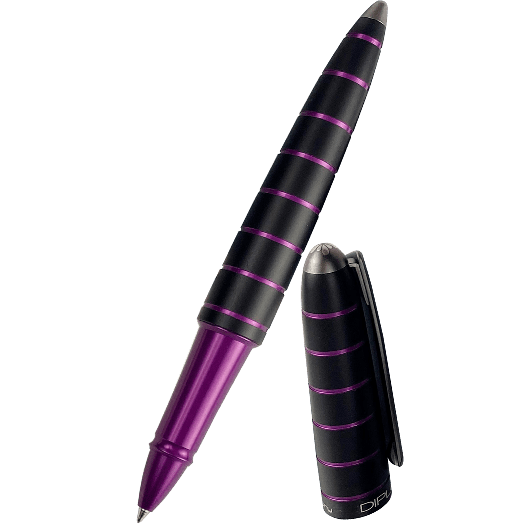 Diplomat Elox Ring Rollerball Pen - Purple - Pen Boutique Ltd