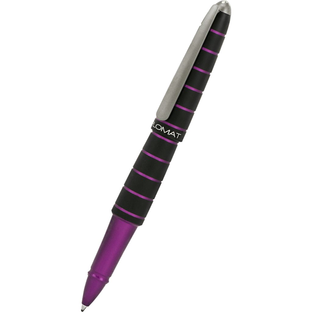 Diplomat Elox Ring Rollerball Pen - Purple - Pen Boutique Ltd