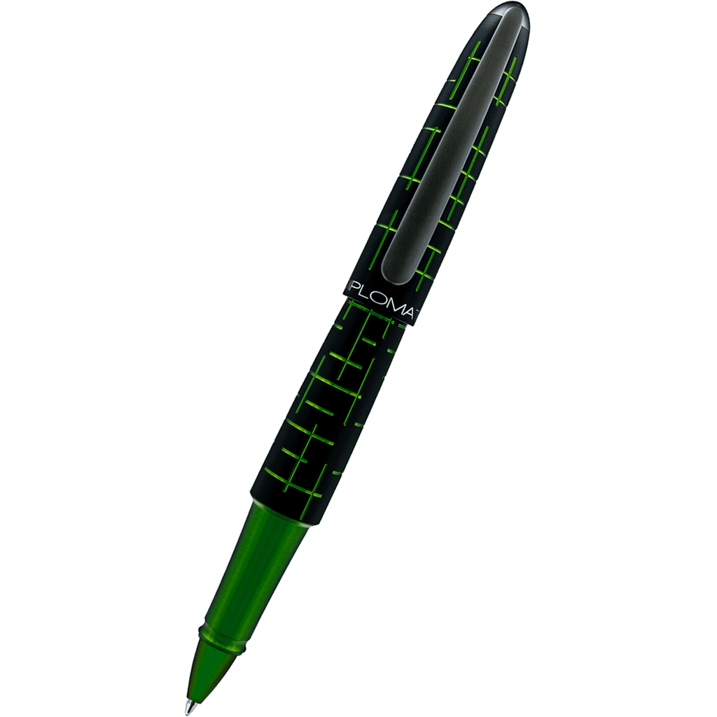 Diplomat Elox Rollerball Pen - Matrix Green - Pen Boutique Ltd