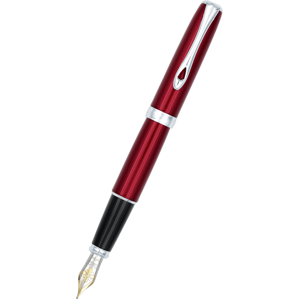 Diplomat Excellence A2 Magma Red 14K Fountain Pen - Pen Boutique Ltd