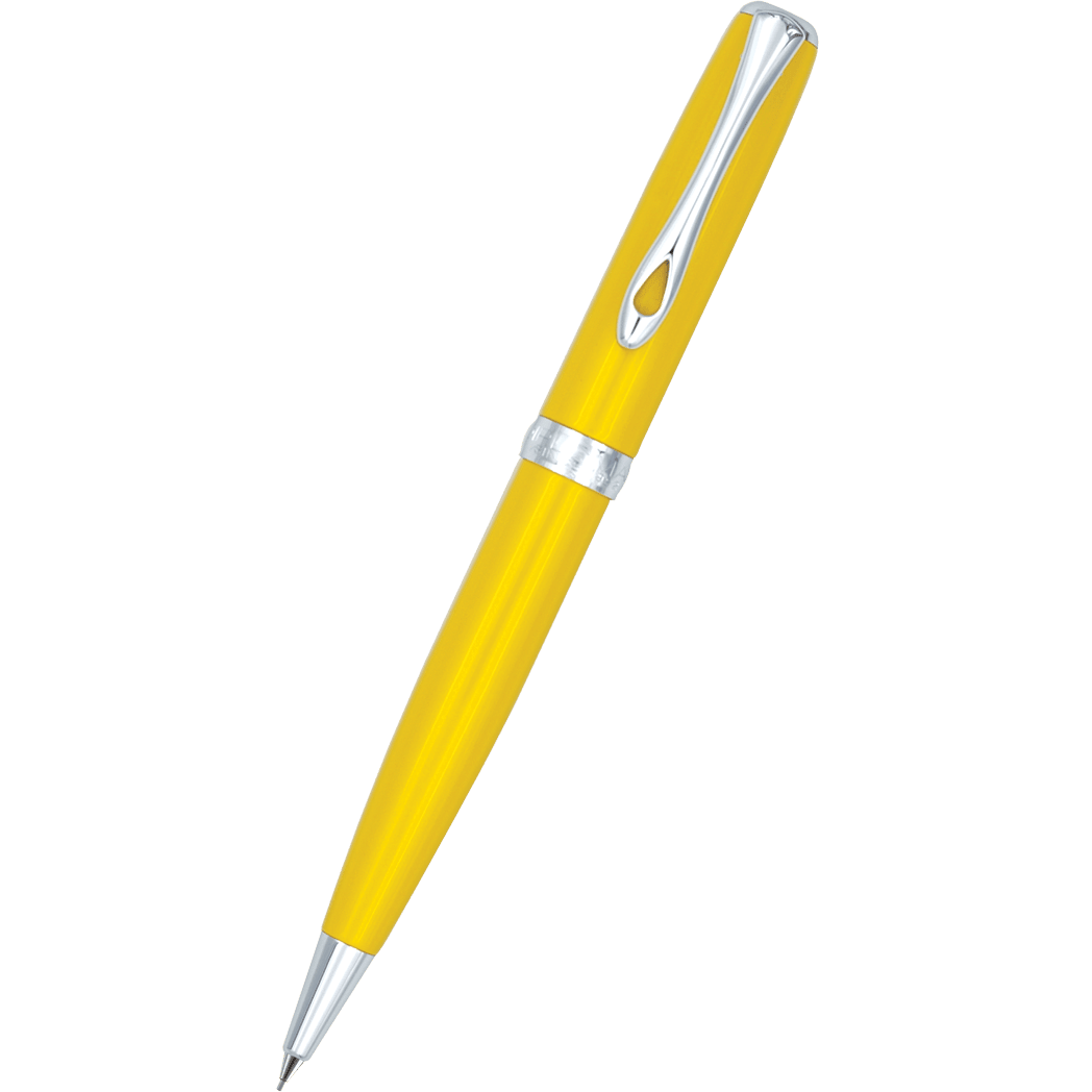 Diplomat Excellence A2 Yellow/Chrome Mechanical Pencil 0.7 mm - Pen Boutique Ltd