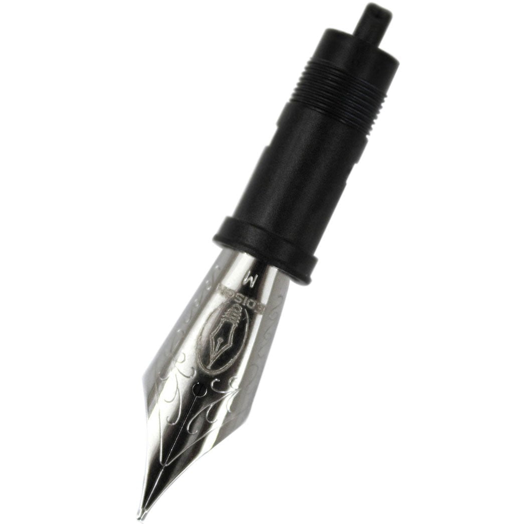 Edison Fountain Pen Steel Polished 6 Nib - Medium - Pen Boutique Ltd
