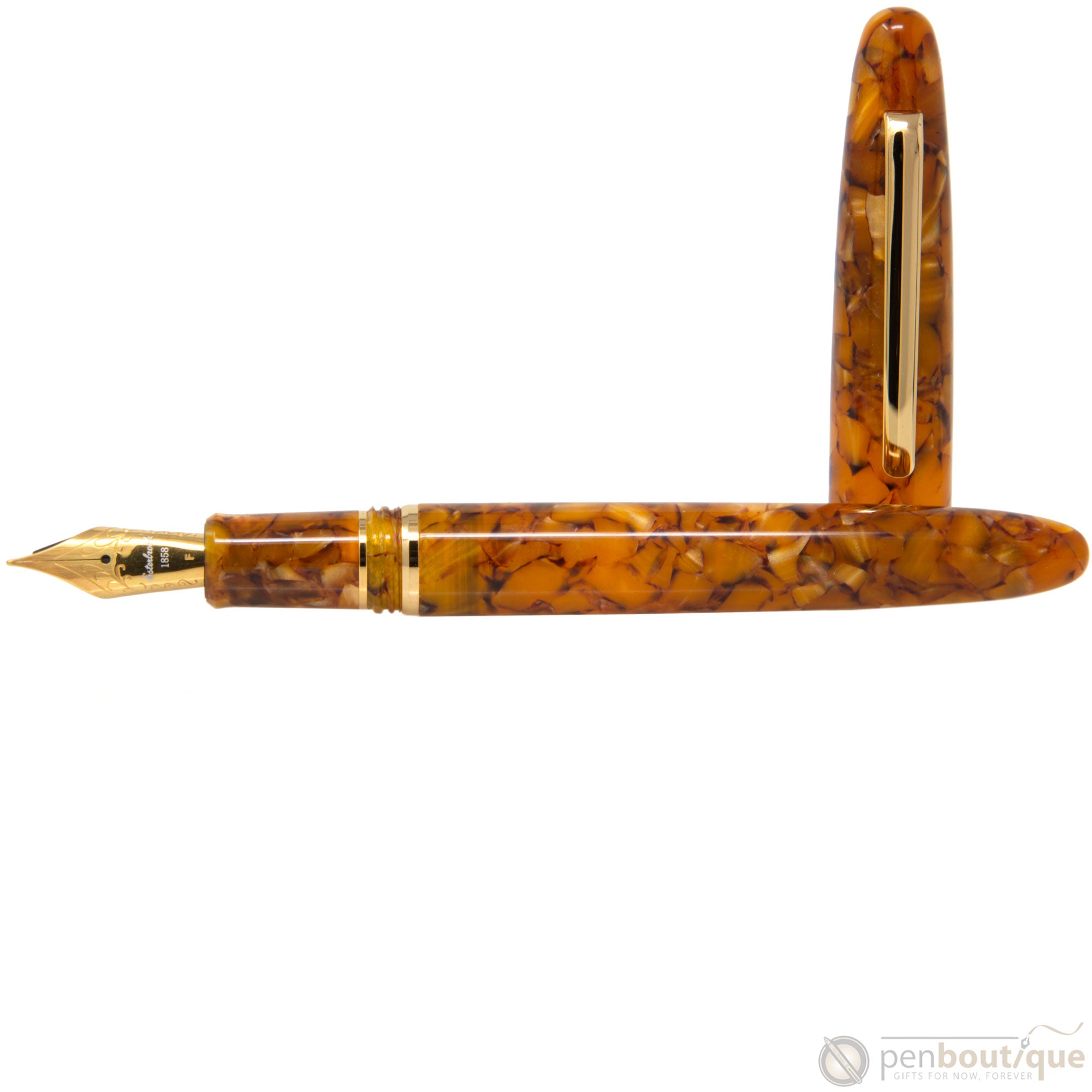 Esterbrook Estie Fountain Pen - Honeycomb - Gold Trim - Pen Boutique Ltd