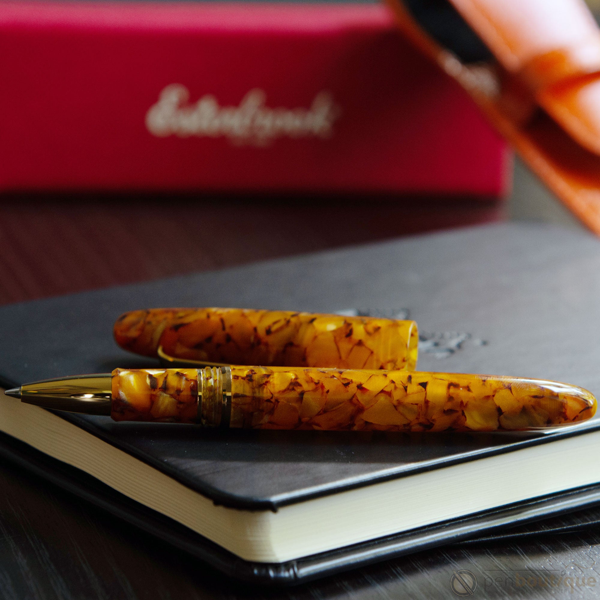 Esterbrook Estie Rollerball Pen - Honeycomb - Gold Trim - Pen Boutique Ltd