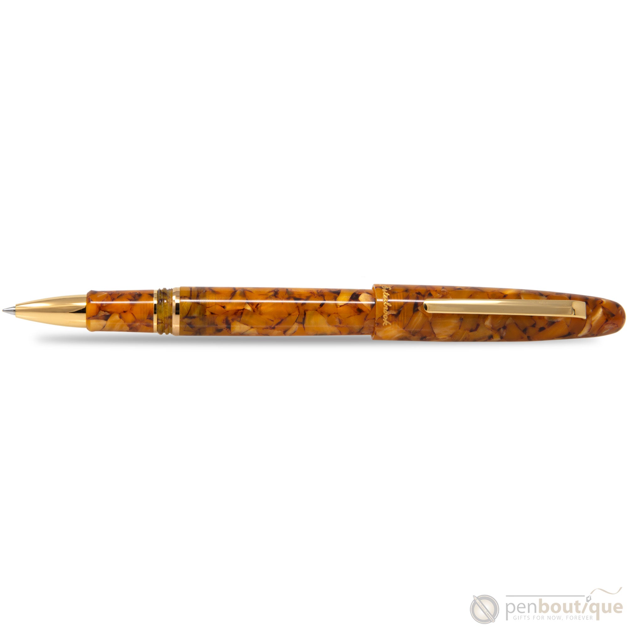 Esterbrook Estie Rollerball Pen - Honeycomb - Gold Trim - Pen Boutique Ltd