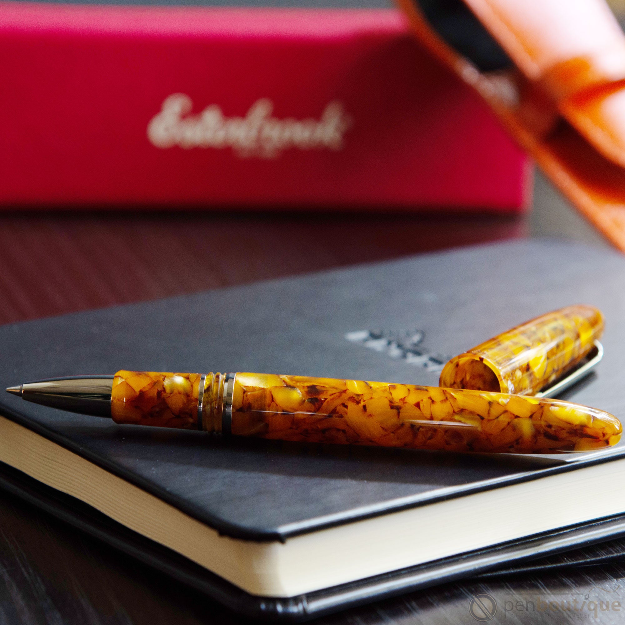 Esterbrook Estie Rollerball Pen - Honeycomb - Silver Trim-Pen Boutique Ltd