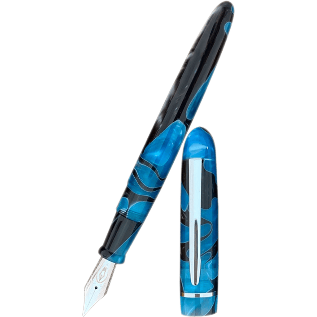 Edison Menlo Fountain Pen - Blue Grotto - Pen Boutique Ltd