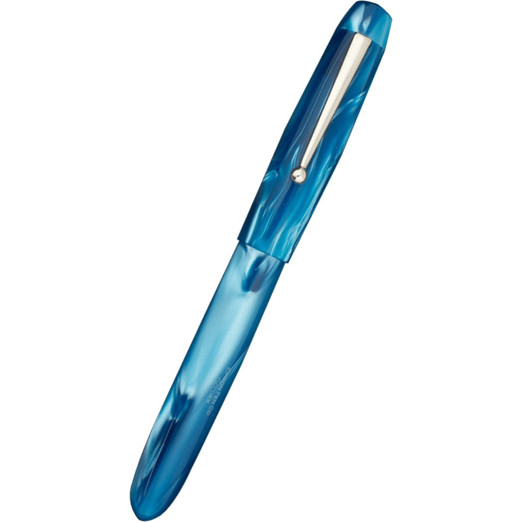 Edison Collier Fountain Pen - Azure Skies - 18K Nib - Pen Boutique Ltd