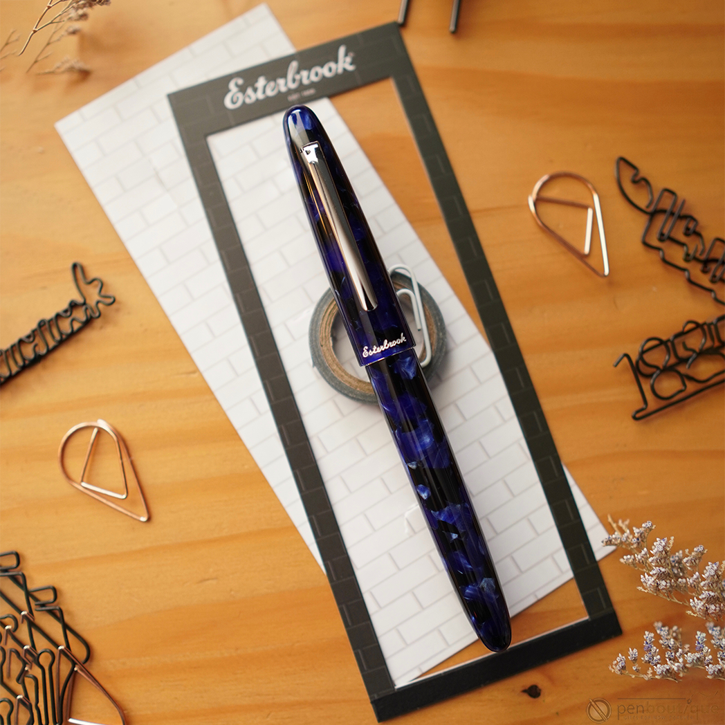 Esterbrook Estie Fountain Pen - Cobalt - Silver Trim-Pen Boutique Ltd