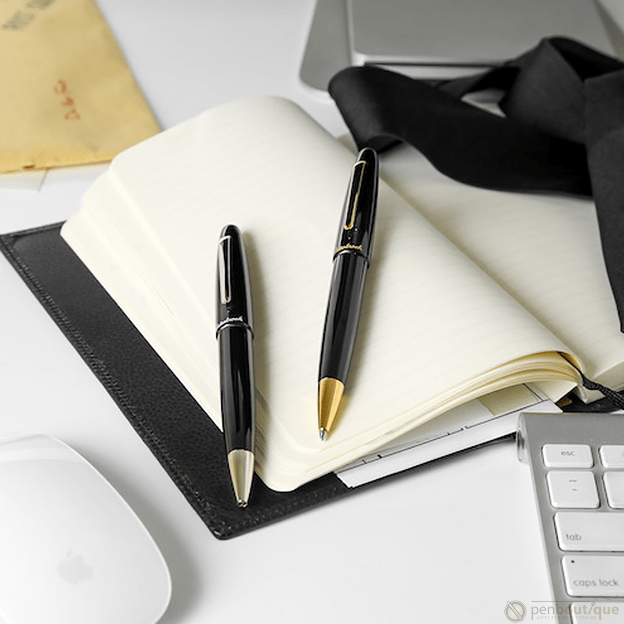 Esterbrook Estie Ballpoint Pen - Ebony - Gold Trim - Pen Boutique Ltd