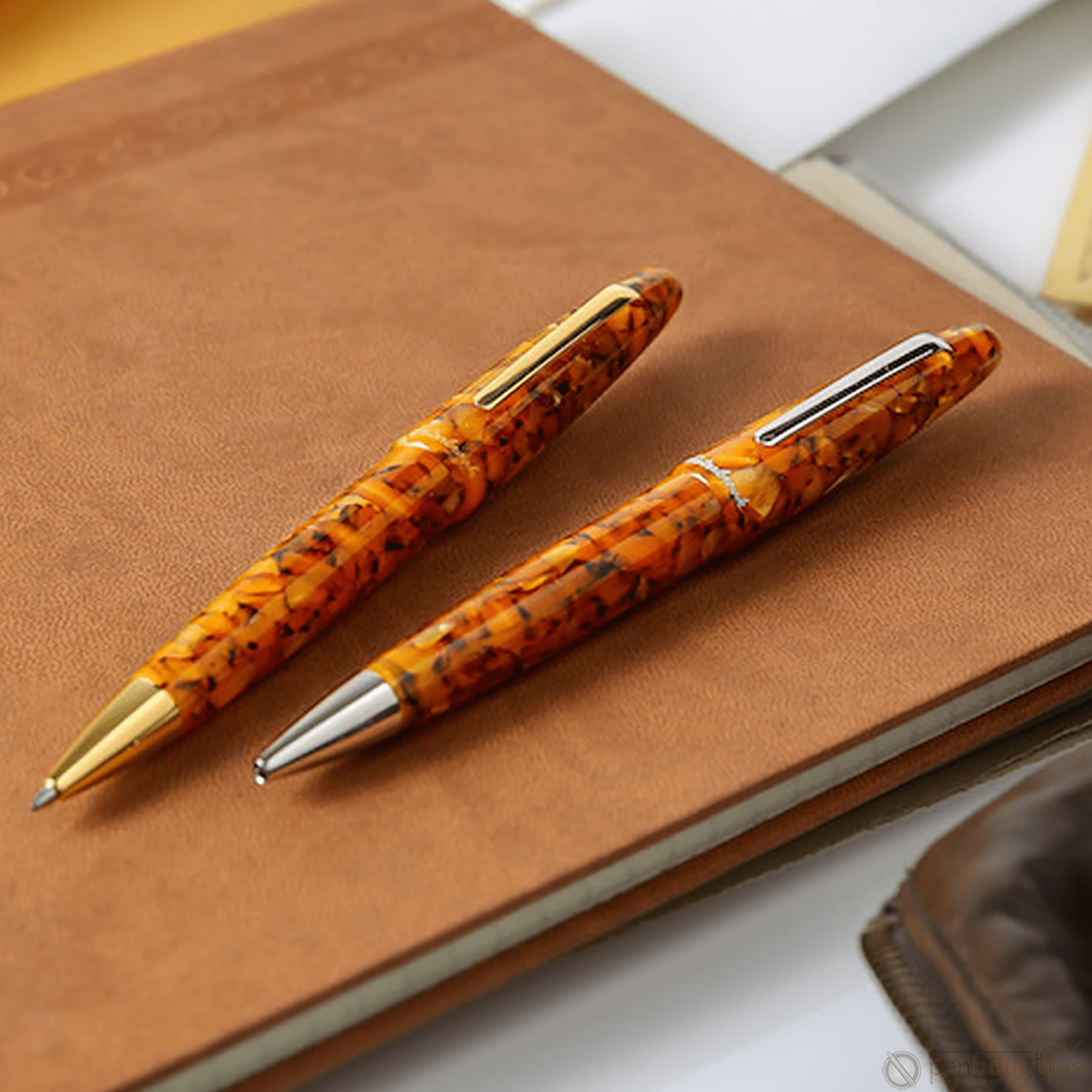 Esterbrook Estie Ballpoint Pen - Honeycomb - Palladium Trim - Pen Boutique Ltd