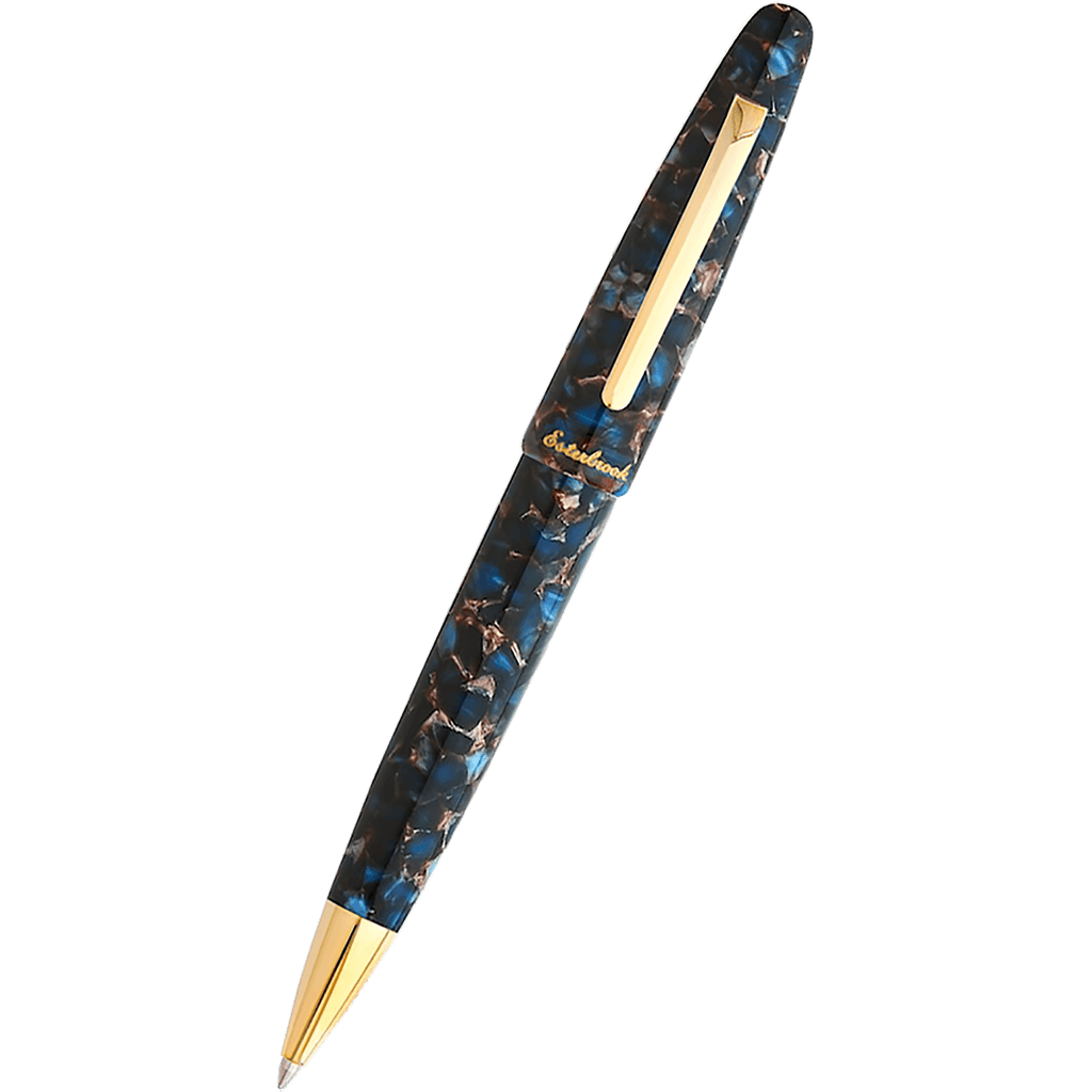 Esterbrook Estie Ballpoint Pen - Nouveau Bleu - Gold Trim - Pen Boutique Ltd