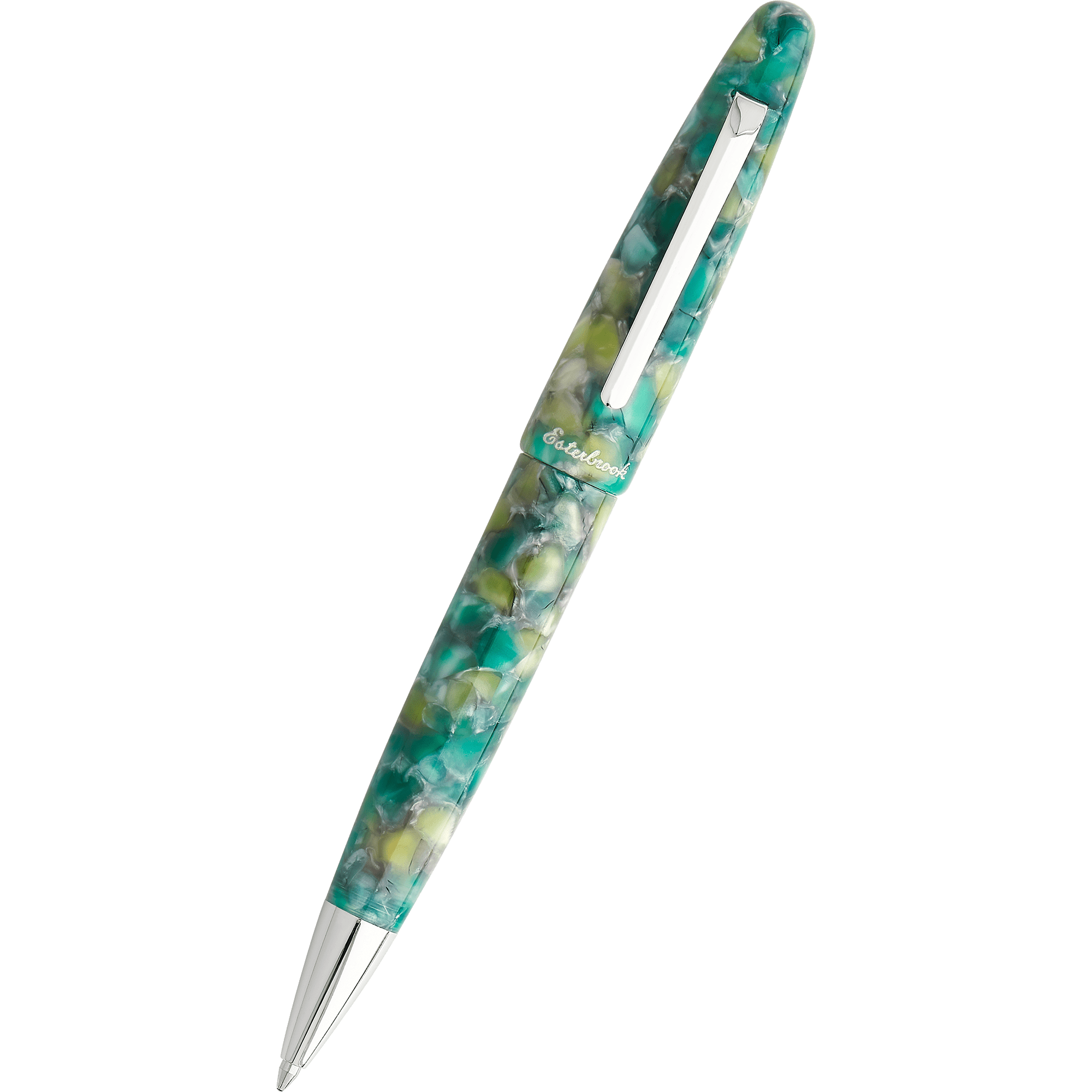 Esterbrook Estie Ballpoint Pen - Sea Glass - Palladium Trim - Pen Boutique Ltd