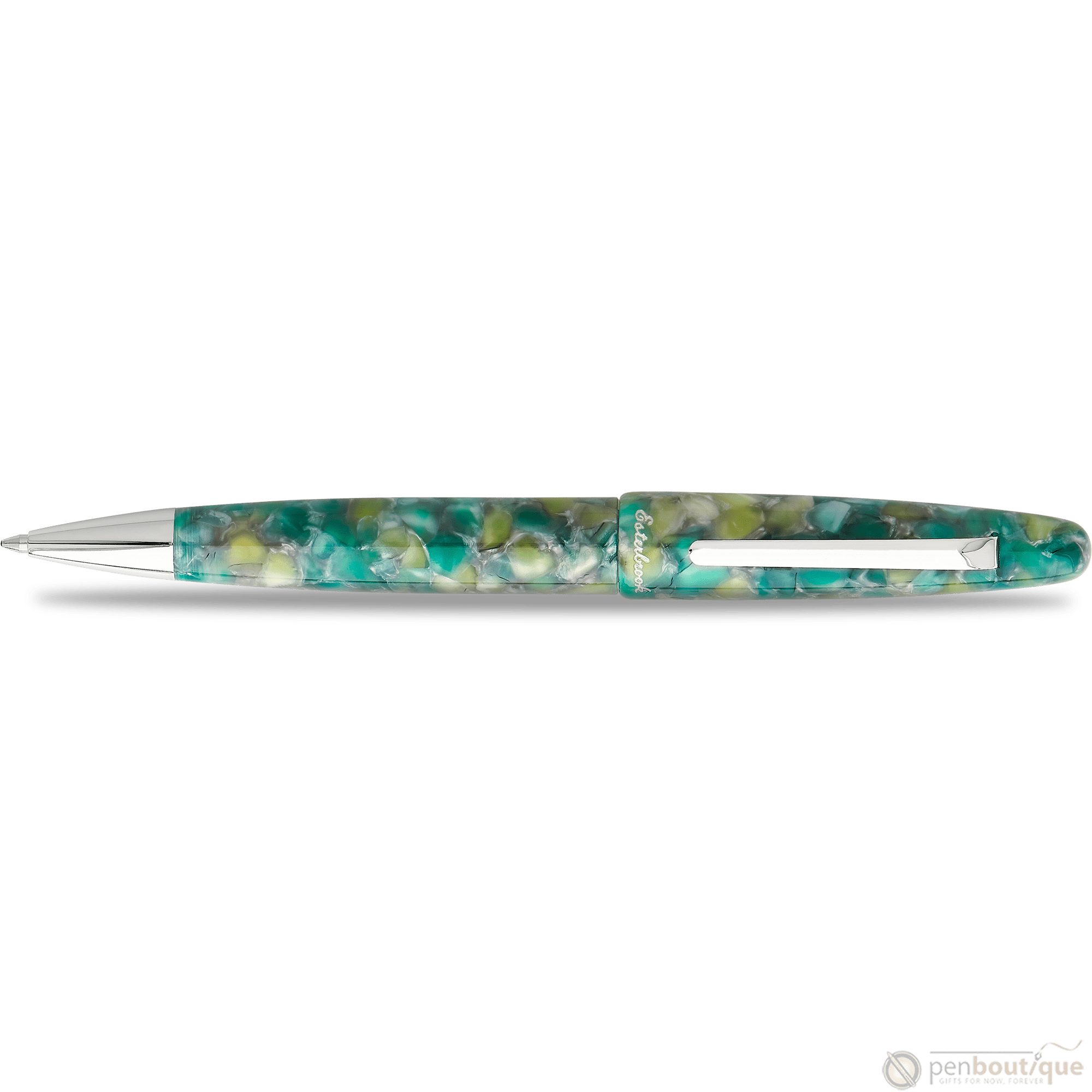 Esterbrook Estie Ballpoint Pen - Sea Glass - Palladium Trim - Pen Boutique Ltd