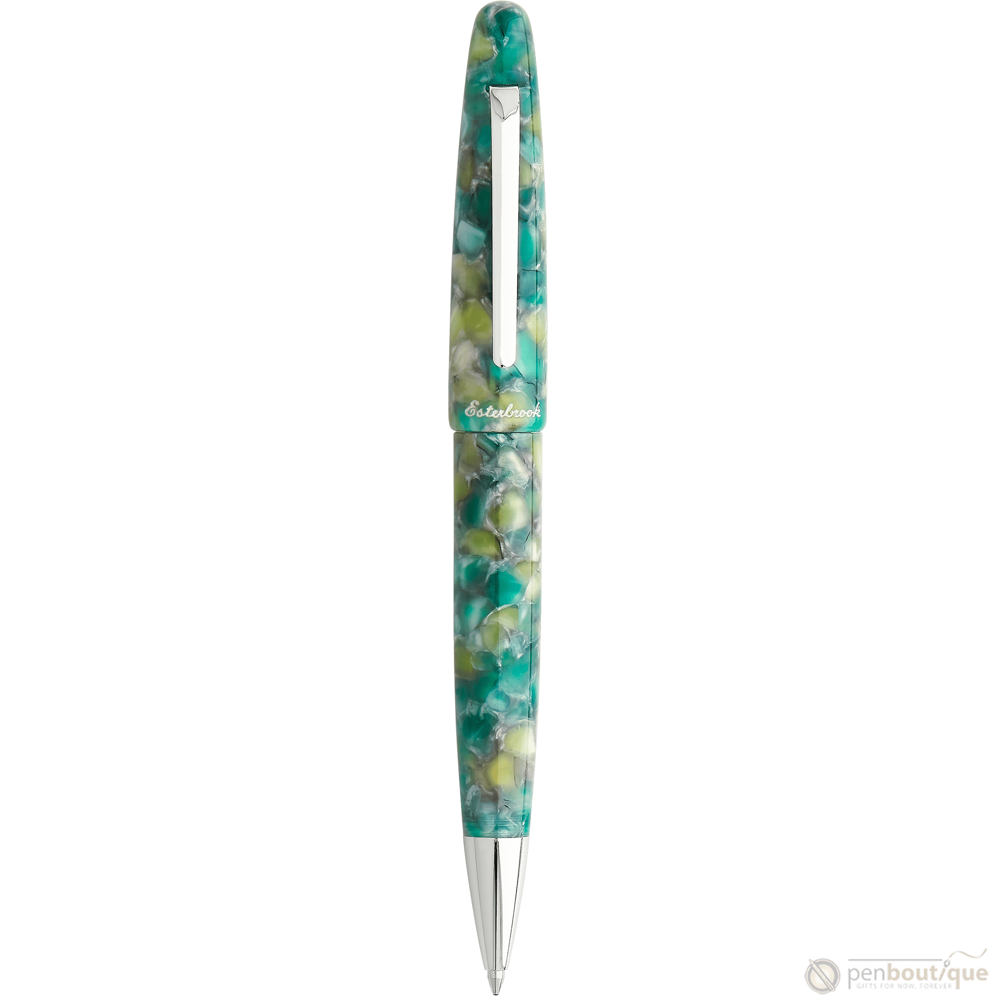 Esterbrook Estie Ballpoint Pen - Sea Glass - Palladium Trim - Pen Boutique Ltd
