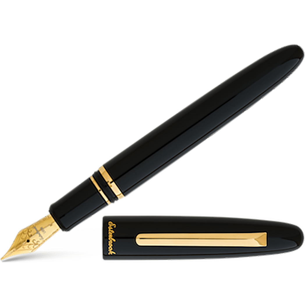 Esterbrook Estie Fountain Pen - Ebony - Gold Trim - Pen Boutique Ltd