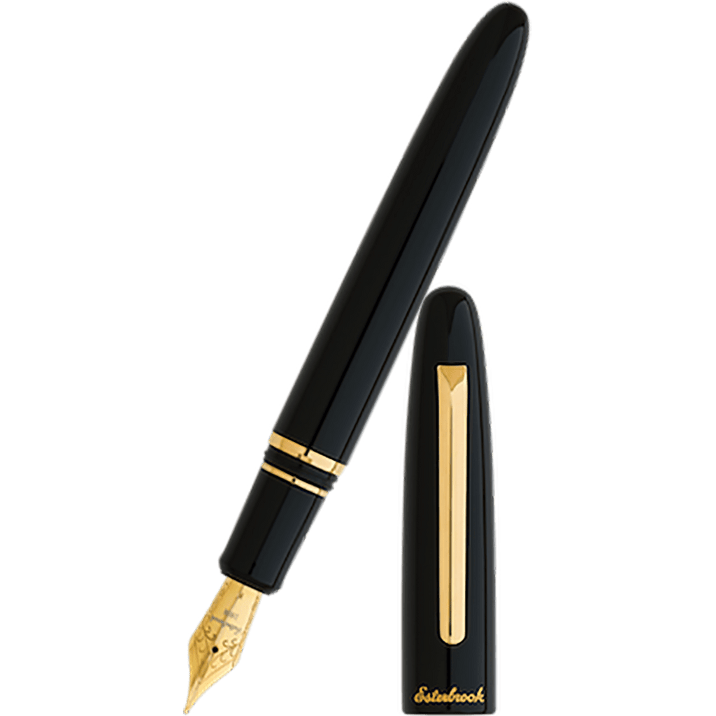 Esterbrook Estie Fountain Pen - Ebony - Gold Trim - Pen Boutique Ltd