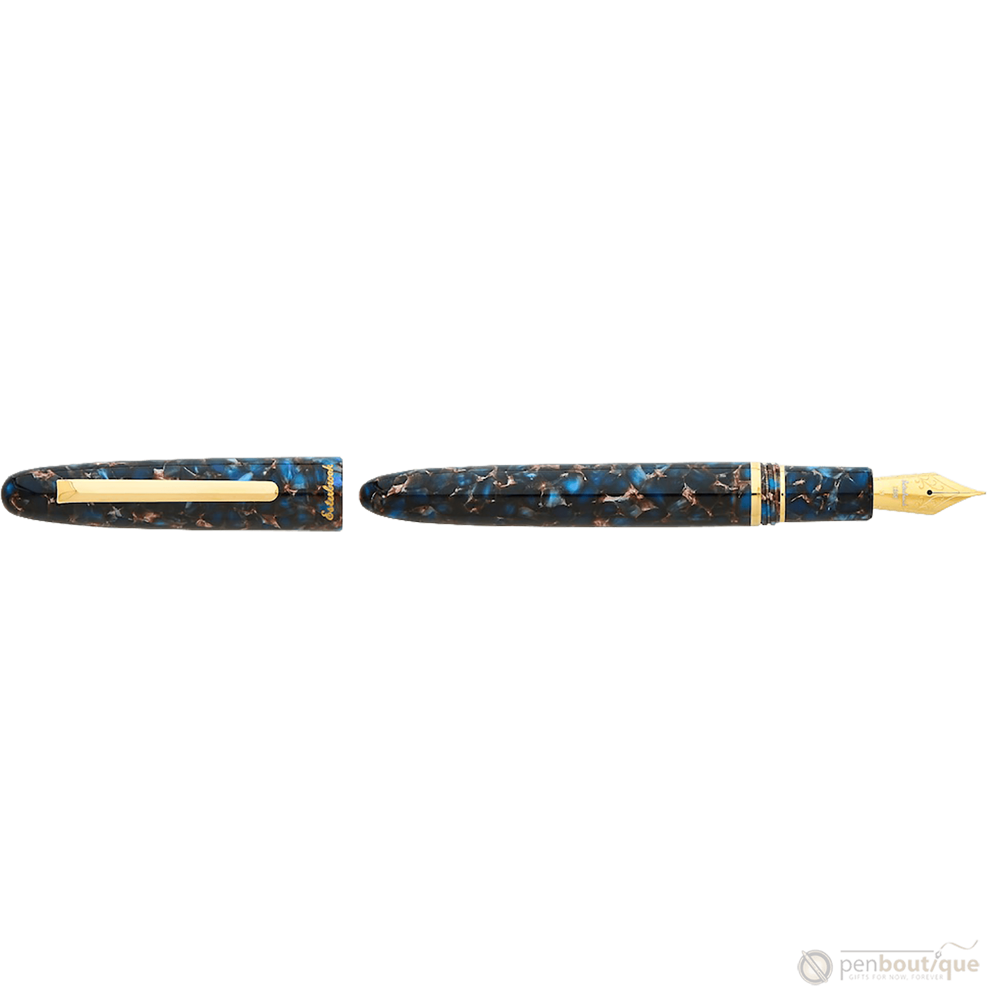 Esterbrook Estie Fountain Pen - Nouveau Bleu - Gold Trim - Pen Boutique Ltd