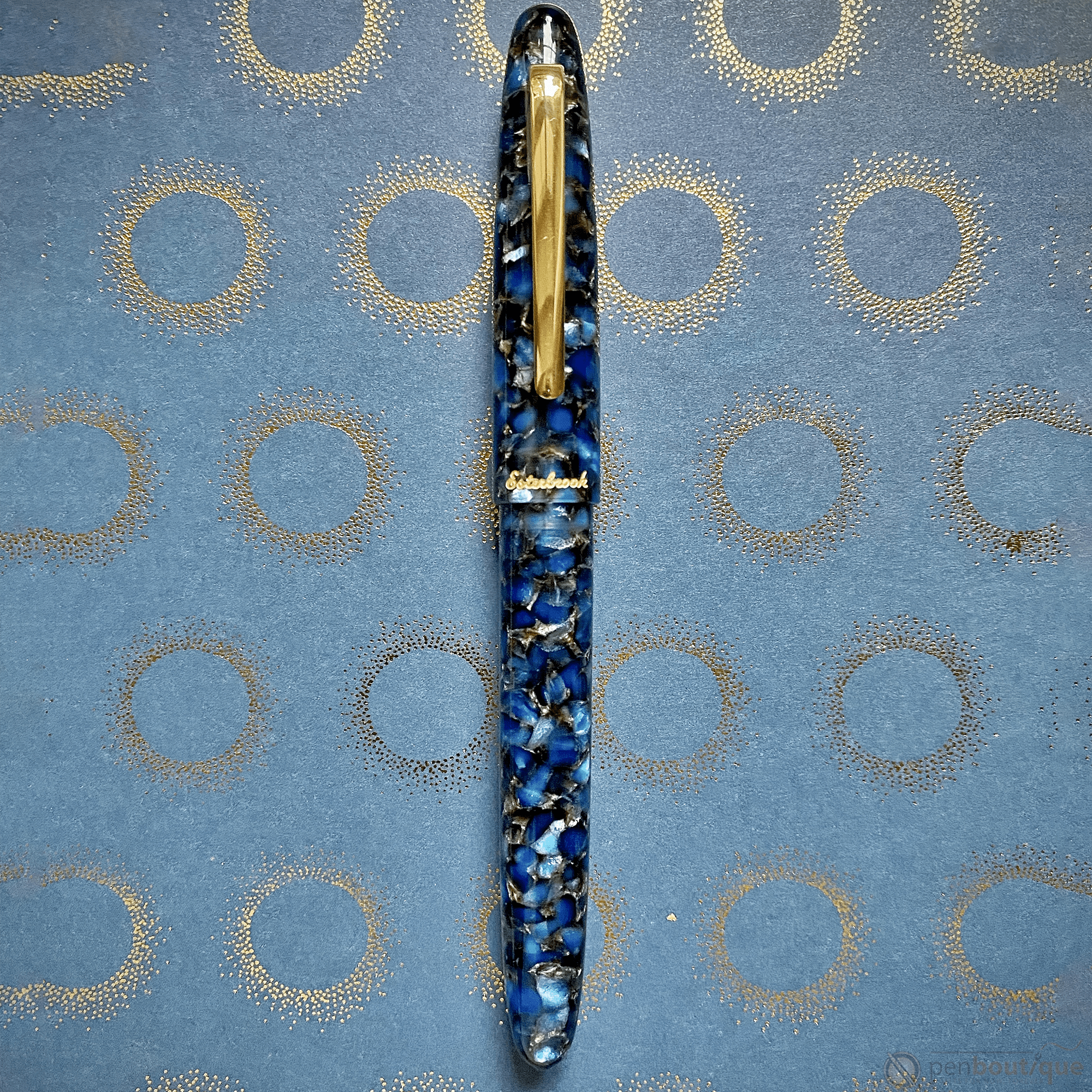 Esterbrook Estie OS Fountain Pen - Nouveau Bleu - Gold Trim - Pen Boutique Ltd