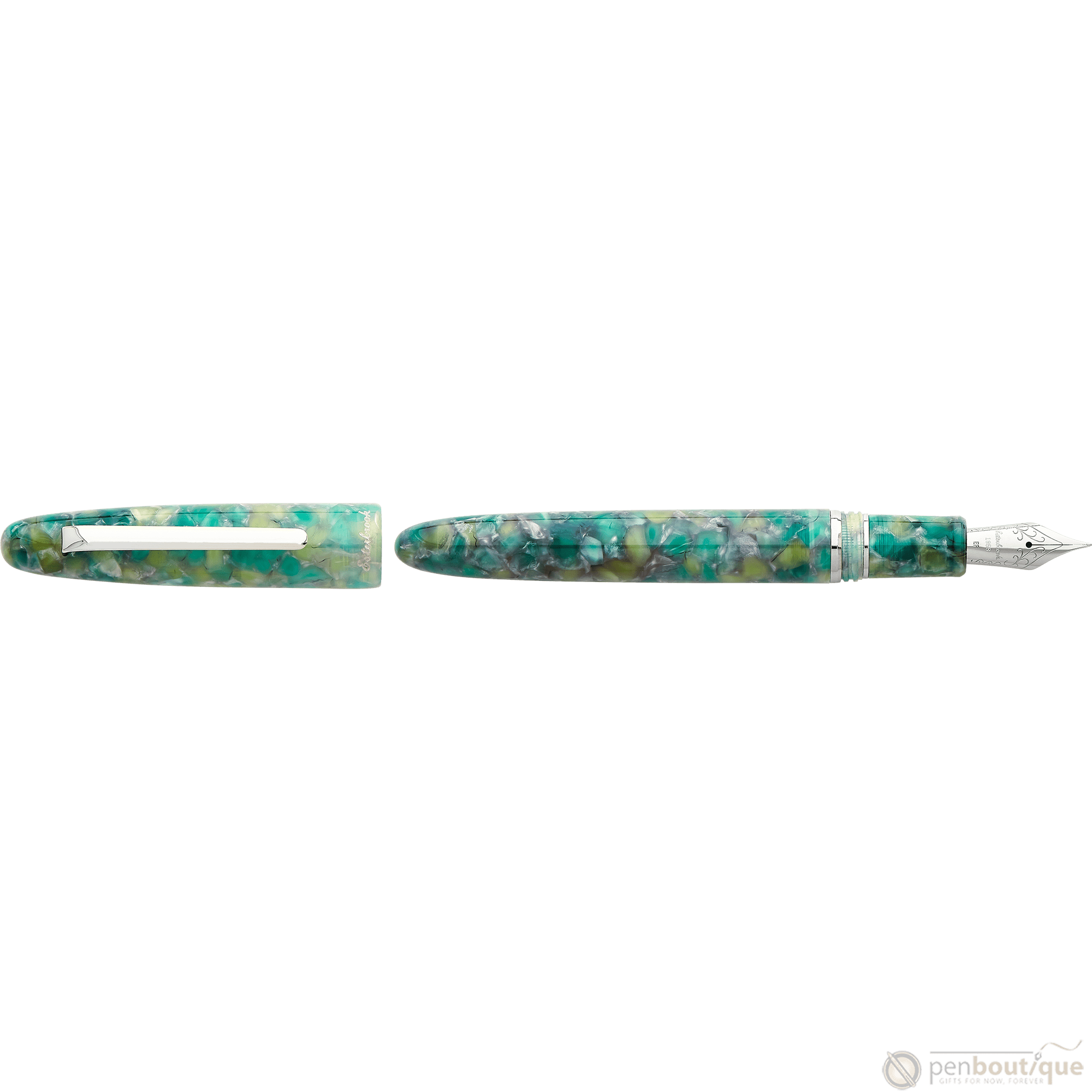 Esterbrook Estie Fountain Pen - Sea Glass - Palladium Trim - Pen Boutique Ltd
