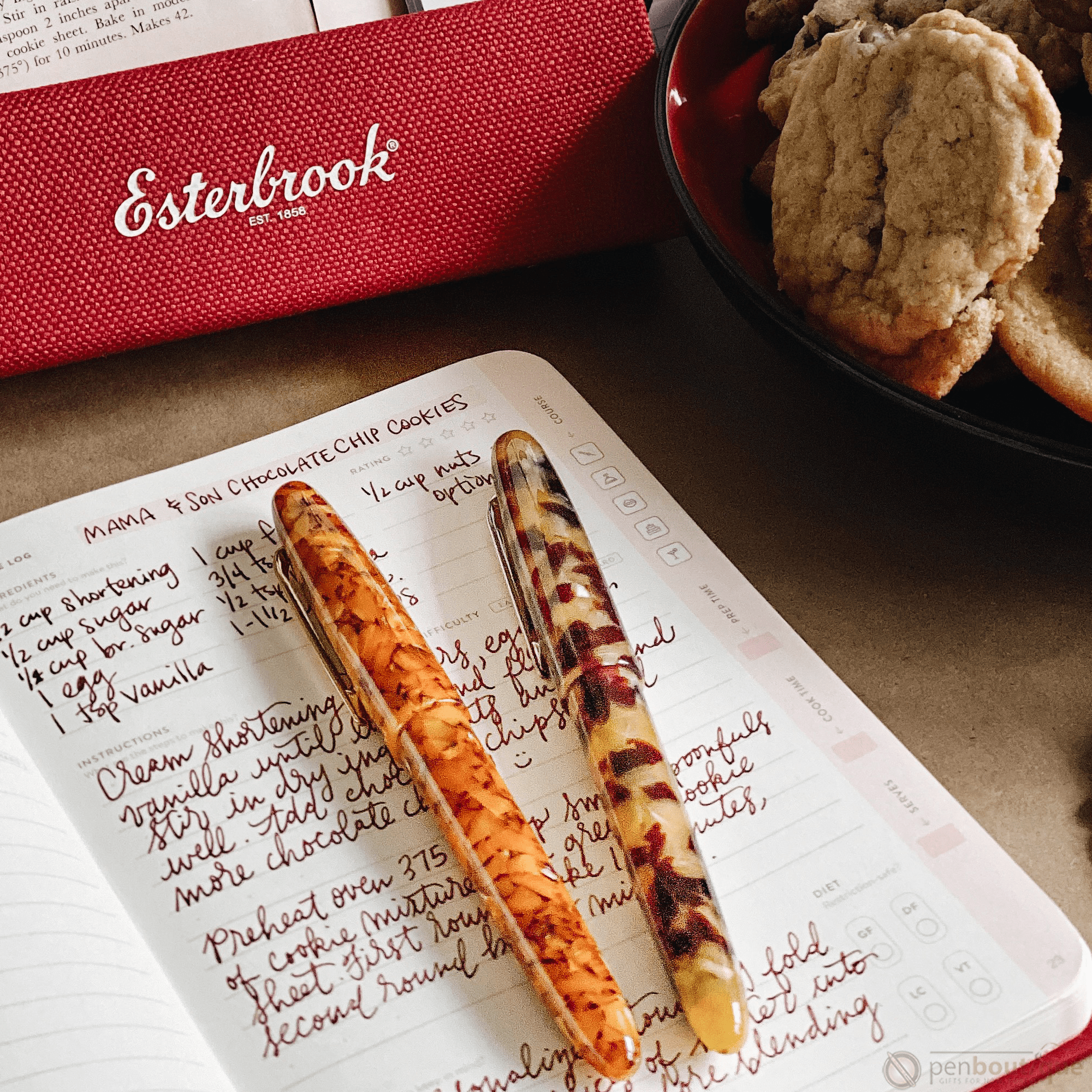 Esterbrook Estie Fountain Pen - Tortoise - Gold Trim - Pen Boutique Ltd