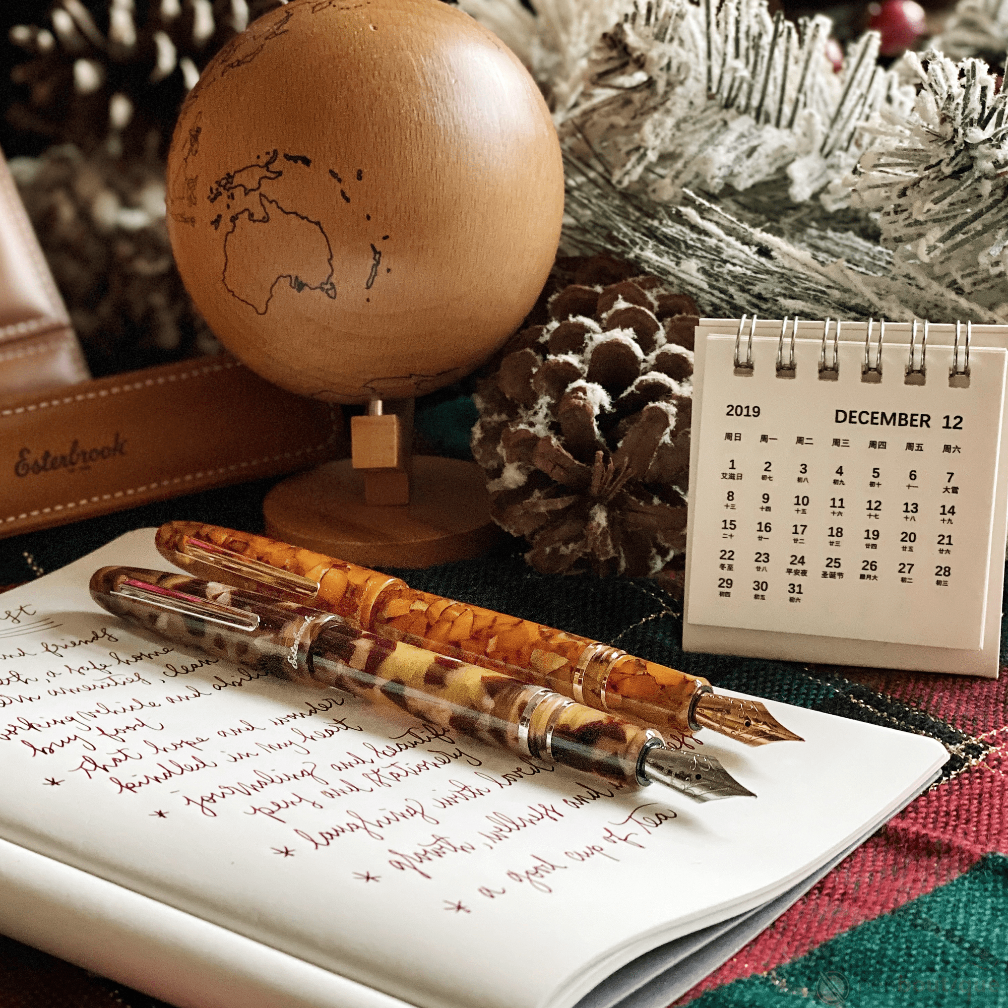 Esterbrook Estie Fountain Pen - Honeycomb - Gold Trim - Pen Boutique Ltd