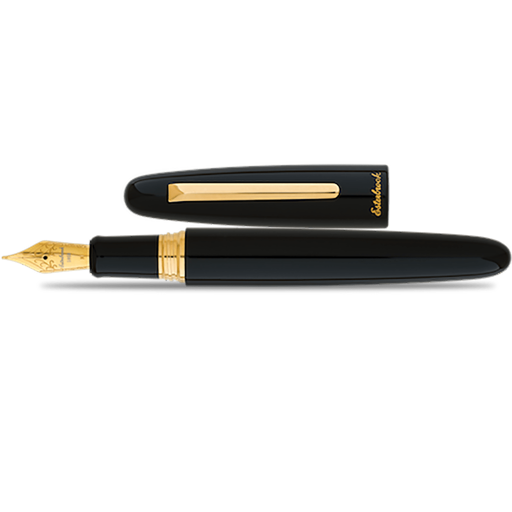 Esterbrook Estie OS Fountain Pen - Ebony - Gold Trim - Pen Boutique Ltd