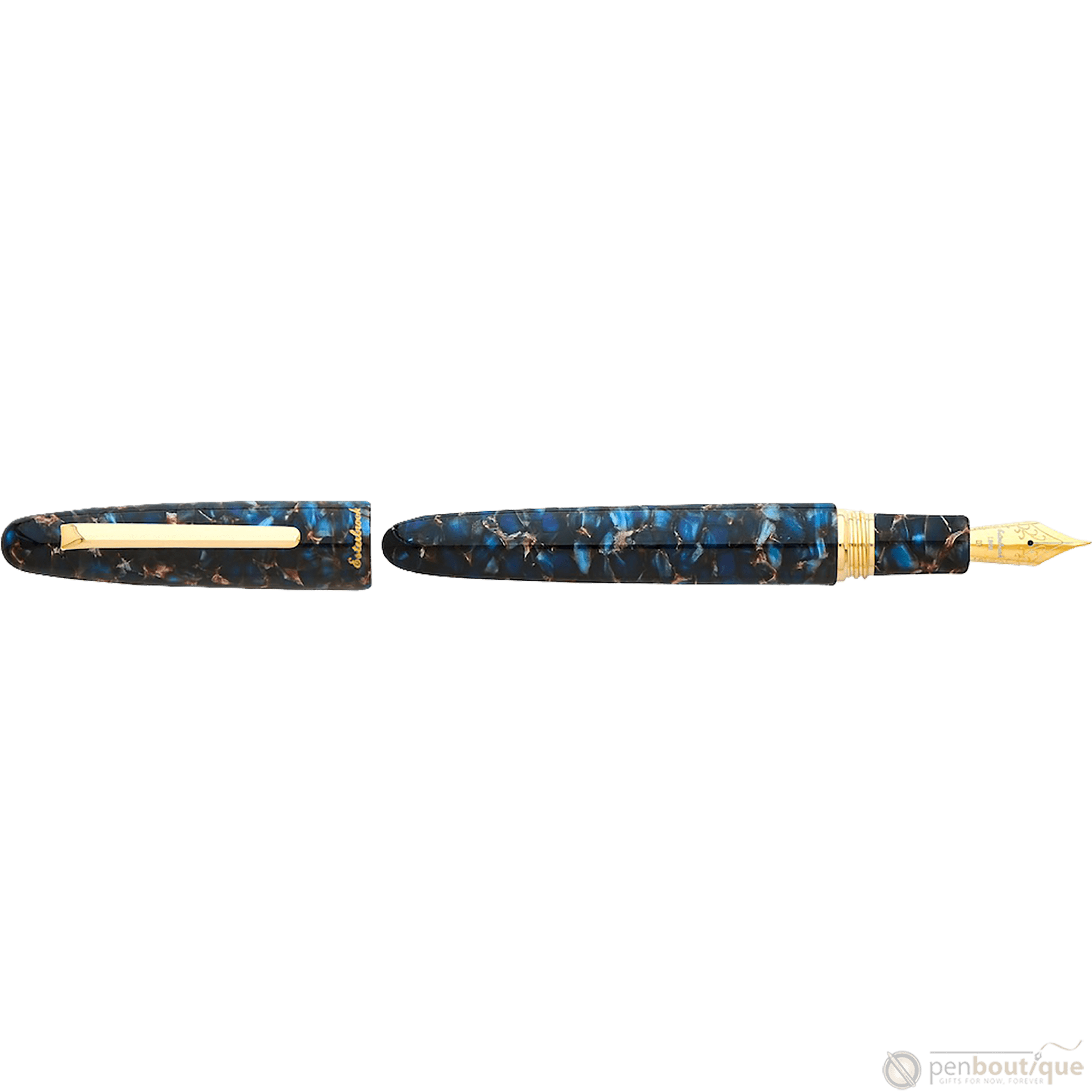 Esterbrook Estie OS Fountain Pen - Nouveau Bleu - Gold Trim - Pen Boutique Ltd