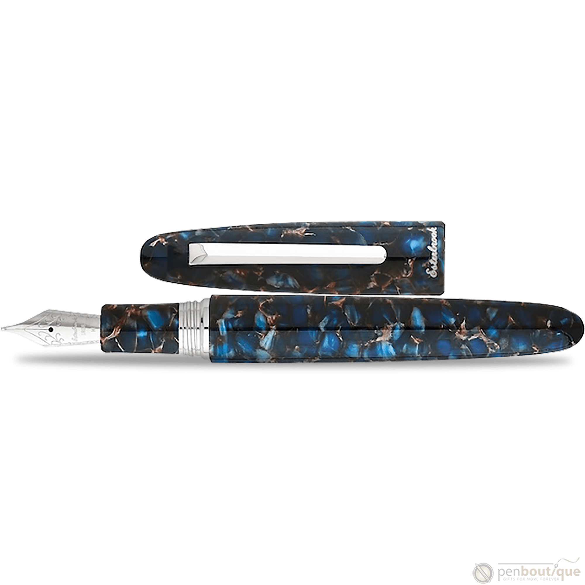 Esterbrook Estie OS Fountain Pen - Nouveau Bleu - Palladium Trim - Pen Boutique Ltd