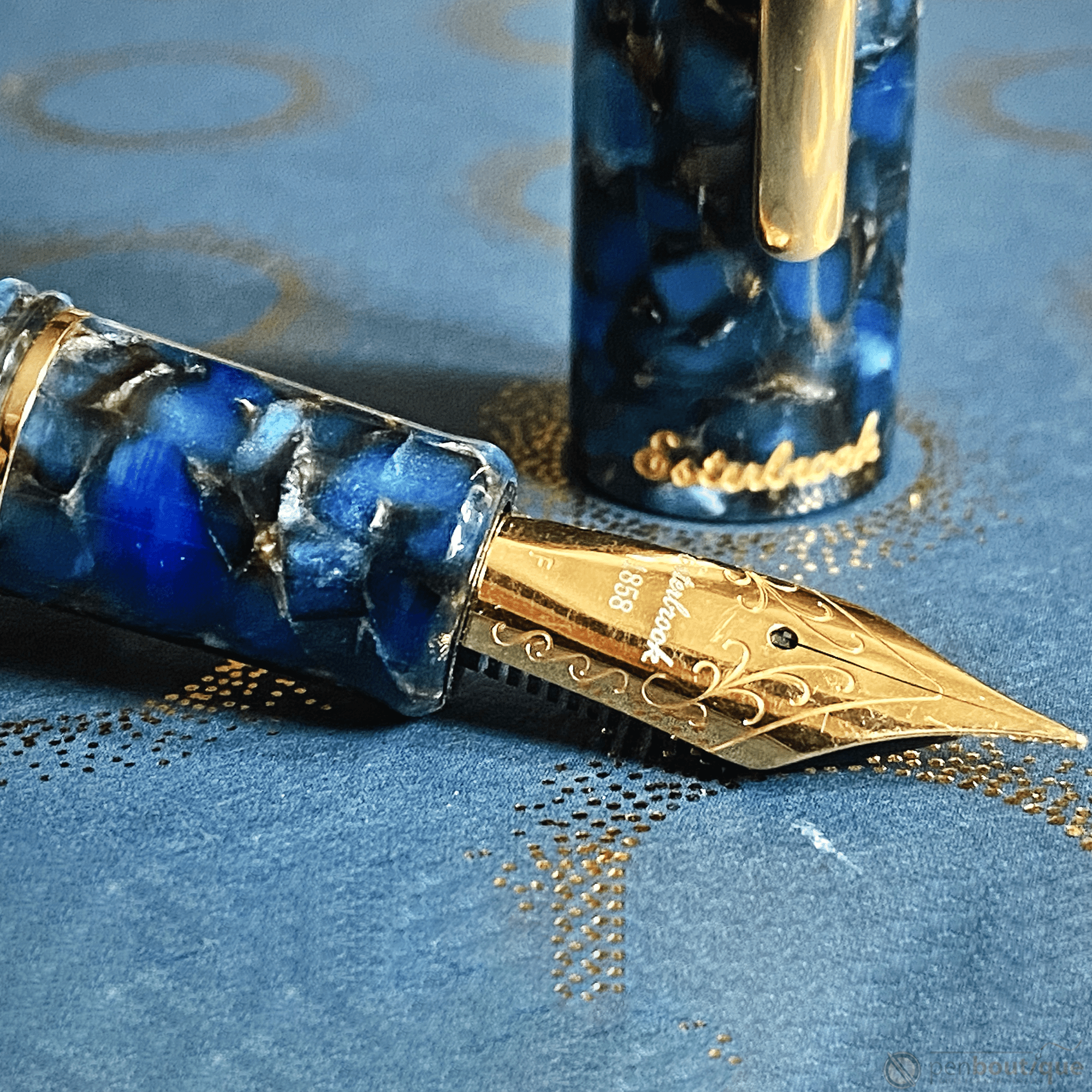 Esterbrook Estie Fountain Pen - Nouveau Bleu - Gold Trim - Pen Boutique Ltd