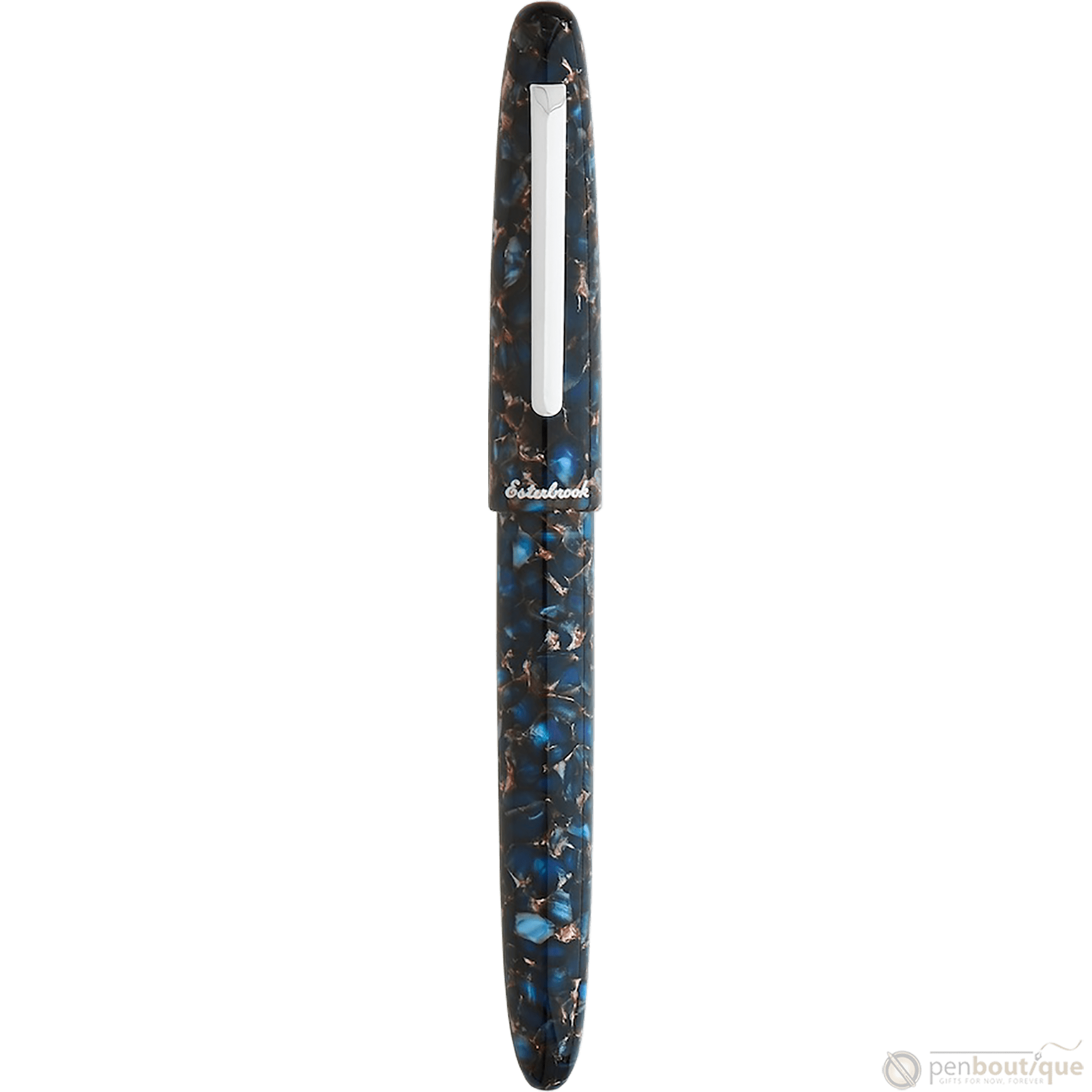Esterbrook Estie Rollerball Pen - Nouveau Bleu - Palladium Trim - Pen Boutique Ltd