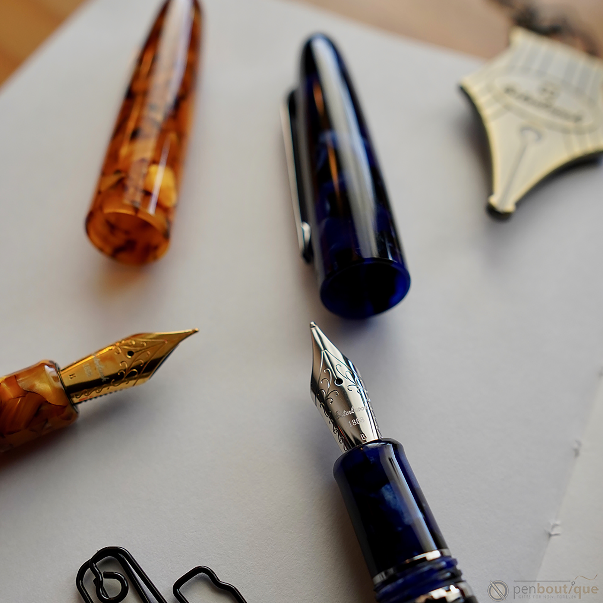 Esterbrook Estie Oversized Fountain Pen - Honeycomb - Gold Trim-Pen Boutique Ltd