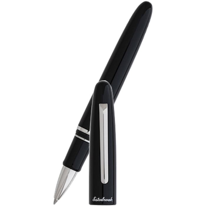 Esterbrook Estie Rollerball Pen - Ebony - Chrome Trim - Pen Boutique Ltd
