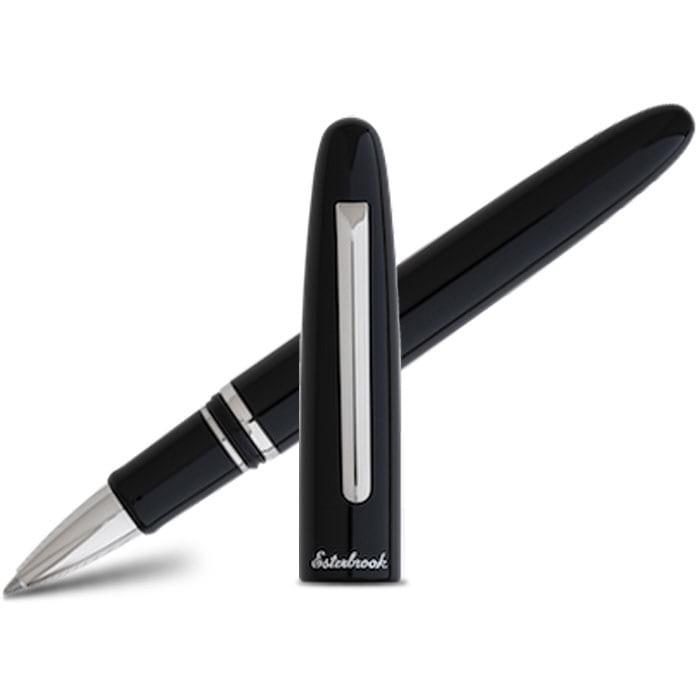 Esterbrook Estie Rollerball Pen - Ebony - Chrome Trim - Pen Boutique Ltd