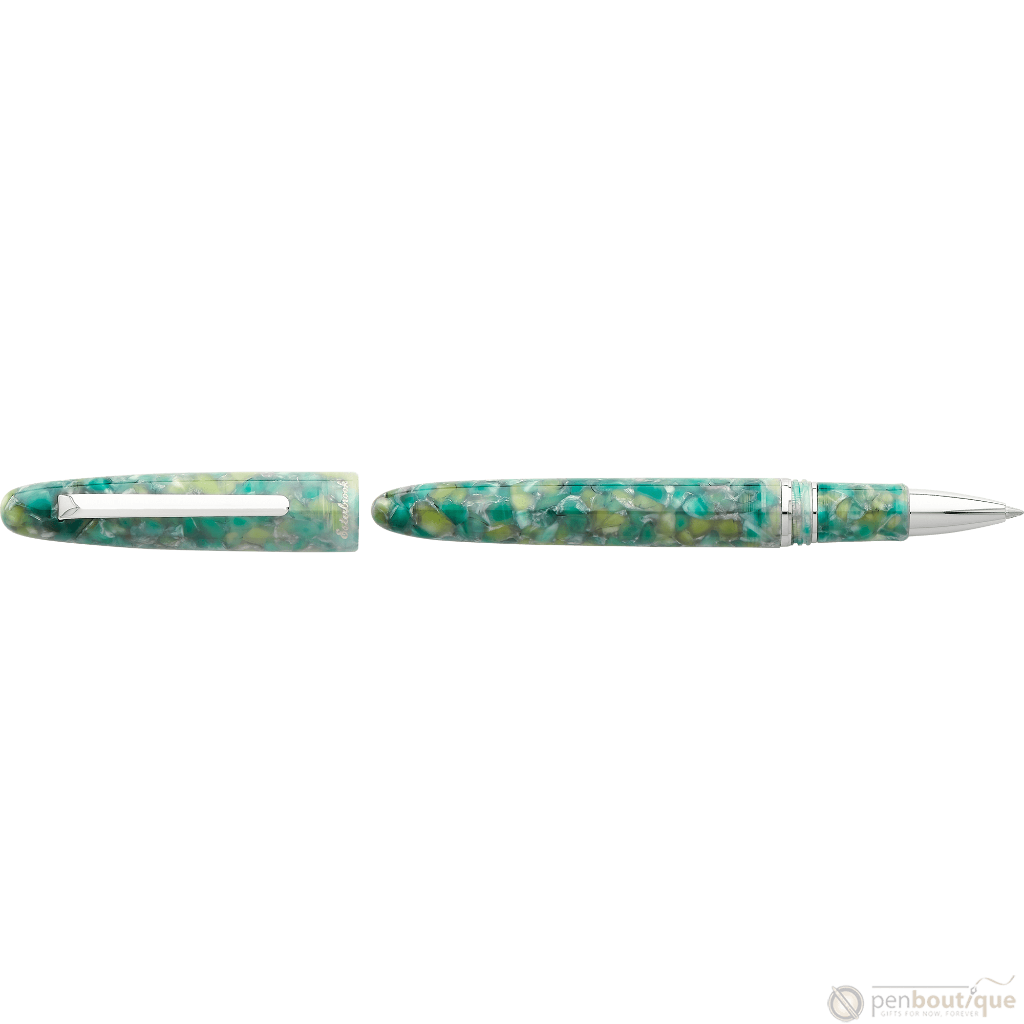 Esterbrook Estie Rollerball Pen - Sea Glass - Palladium Trim - Pen Boutique Ltd