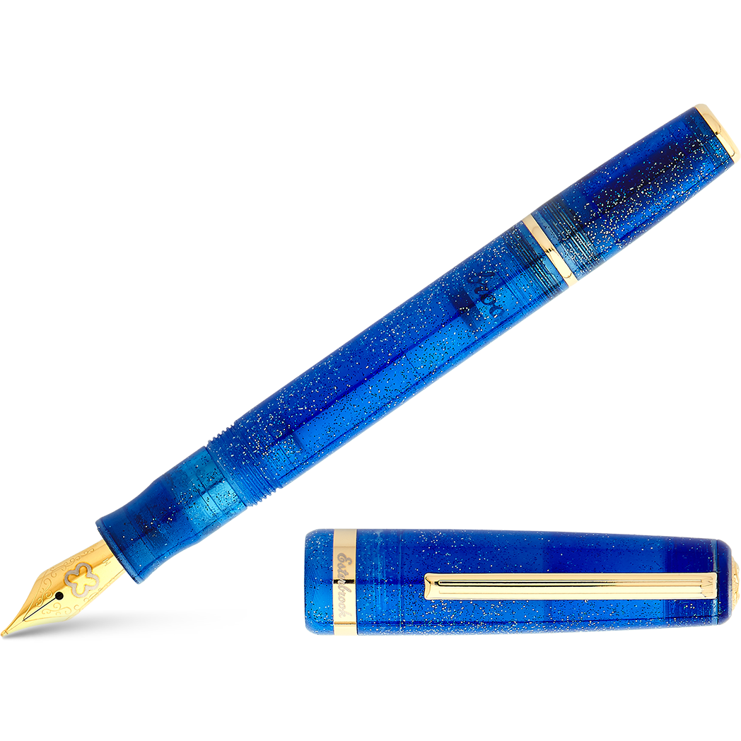Esterbrook JR Fountain Pen - Fantasia - Limited Edition - Gold Trim - Pocket - Pen Boutique Ltd