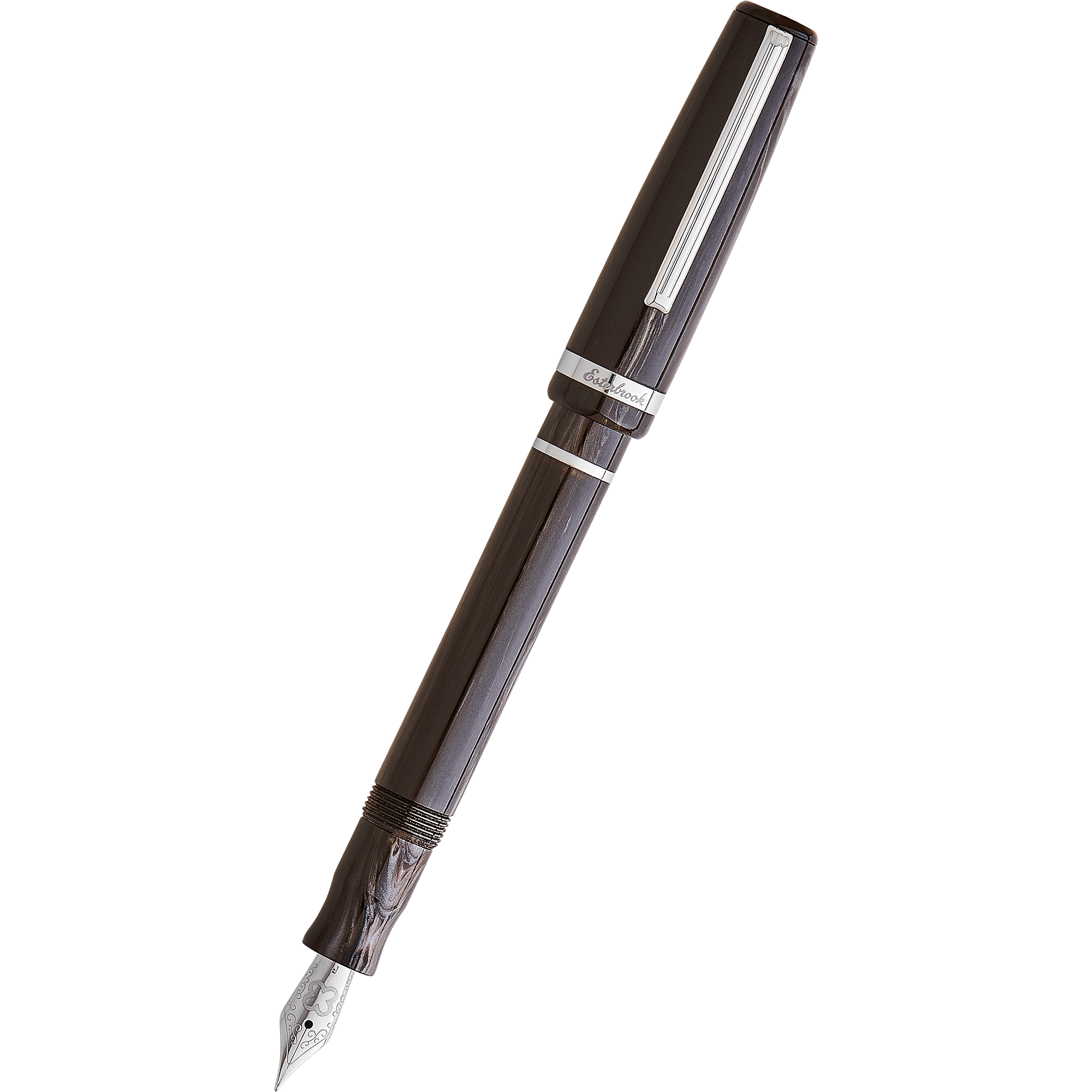 Esterbrook JR Fountain Pen - Tuxedo Black - Palladium Trim - Pocket - Pen Boutique Ltd